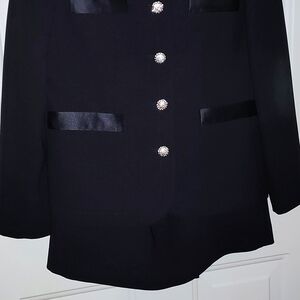 Kasper Black Formal Suit Size 10P